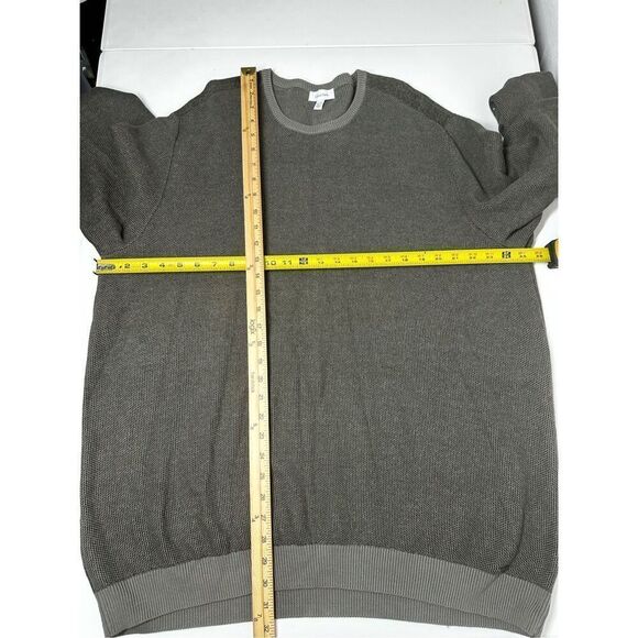 Calvin Klein Men’s Cotton Blend Pullover Green Crewneck Long Sleeve Size XXL - Picture 5 of 10